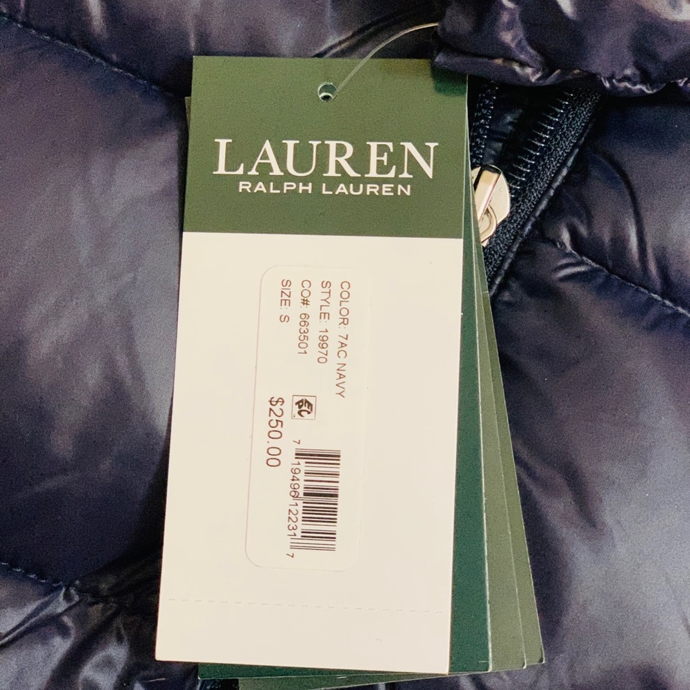 RALPH LAUREN PACKABLE LIGHTWEIGHT HOODED DOWN COAT - Picture 7 of 13